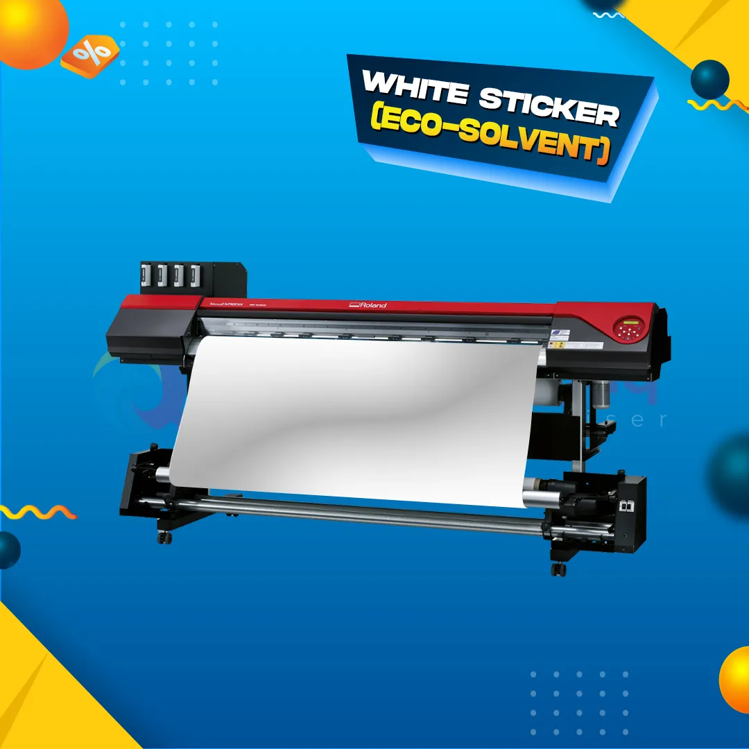 White Sticker (Eco-Solvent)